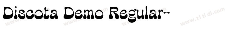 Discota Demo Regular字体转换